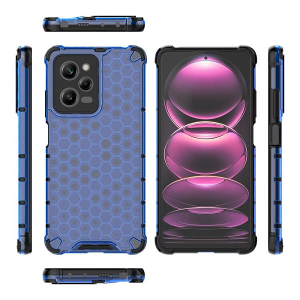 Bofink Honeycomb Xiaomi Redmi Note 12 Pro Suojakotelo - Sininen Blue