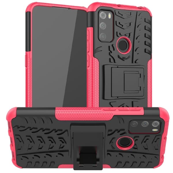 Offroad Suojakotelo Alcatel 3l (2021) - Rose Red