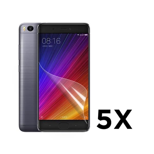 5 pk. Skjermbeskytter for Xiaomi Mi 5S Transparent