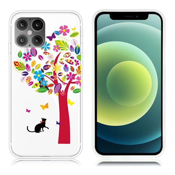Deco iPhone 12 Mini skal - Färgglatt Träd multifärg
