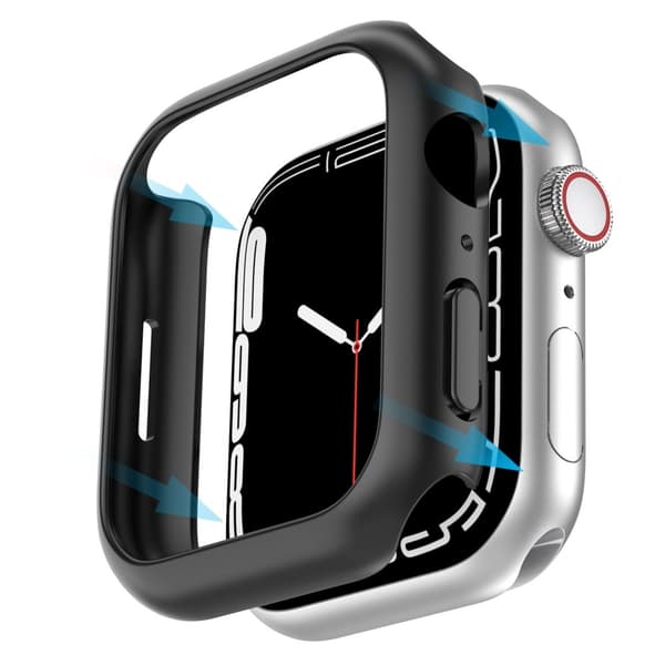 2 stk AHASTYLE Apple Watch Series 8 (41 mm) deksel - Svart Black