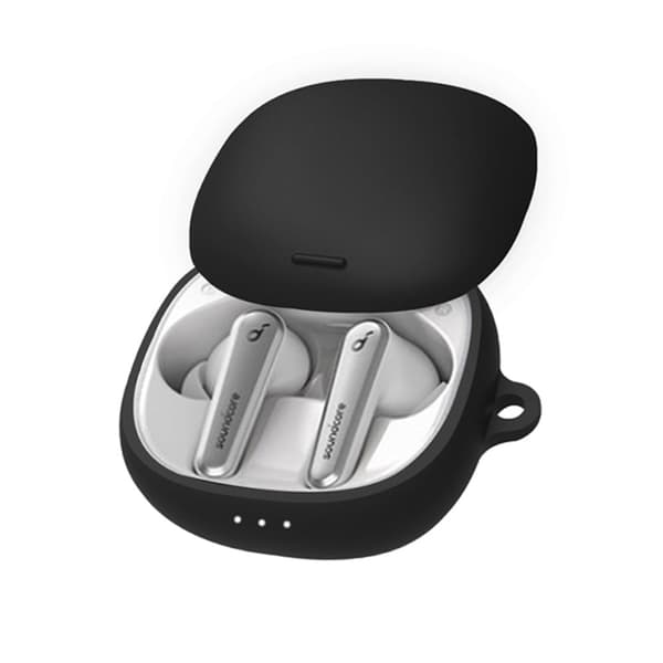 Soundcore Liberty Air 2 Pro silikonfodral med spänne - Svart Svart