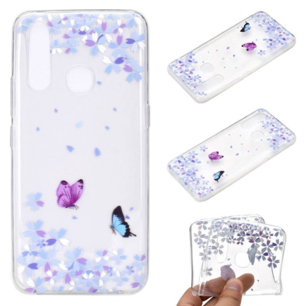 Butterfly läder Huawei P40 Lite E fodral - Flerfärgad multifärg