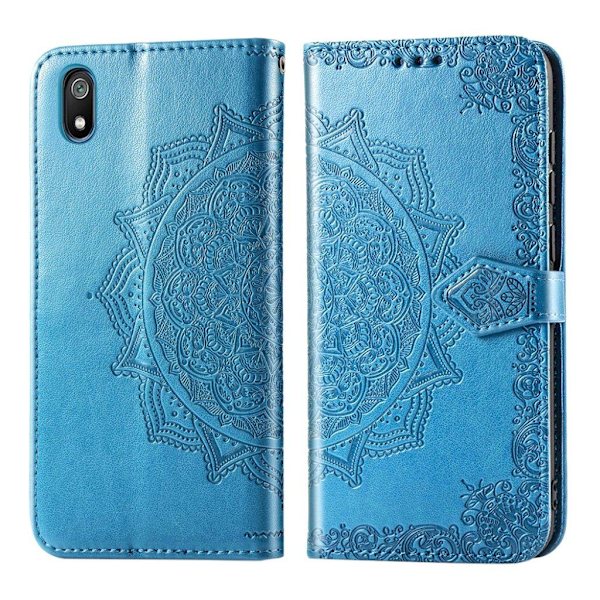 Mandala Xiaomi redmi 7A Flip case - Blå Blue