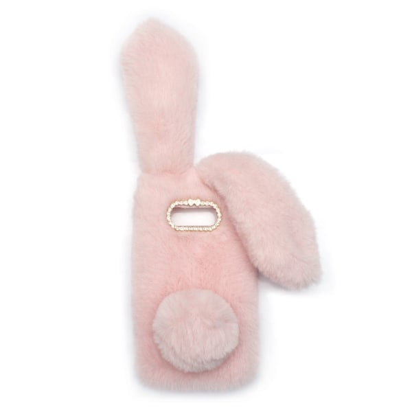 Fluffy Rabbit Samsung Galaxy S10 Plus skal - Rosa Rosa