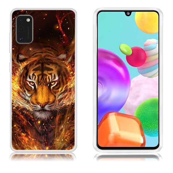 Deco Samsung Galaxy A41 Etui - Tiger Orange