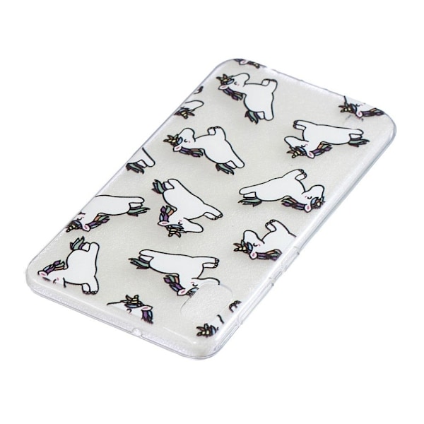 Deco Samsung Galaxy A10 deksel -  enhjørning White