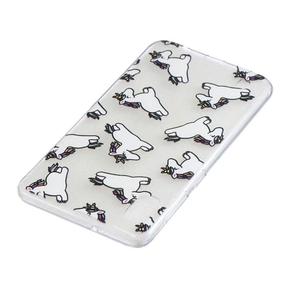 Deco Samsung Galaxy A10 kuoret - Yksisarvinen White