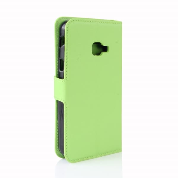 Samsung Xcover 4 Litchi Tekstur PU Lær Flip Etui - Grønn Green