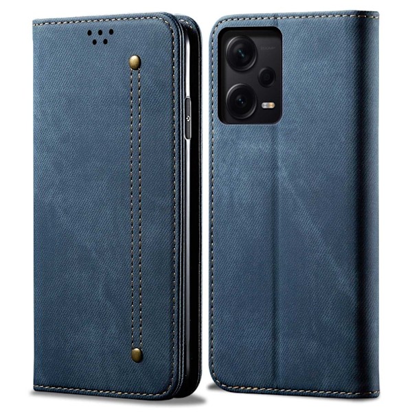 Jeans Xiaomi Redmi Note 12 Pro Flippetui - Blå Blue