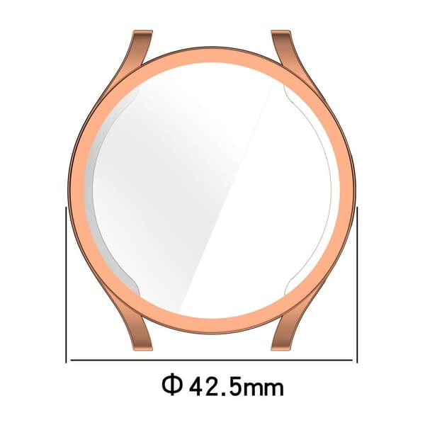 TPU-deksel i rosa gull til Samsung Galaxy Watch6 40 mm - Full Dekning Transparent