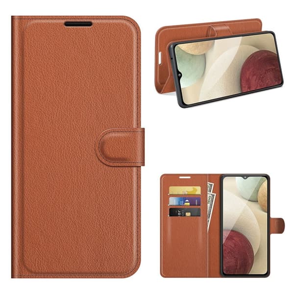 Classic Samsung Galaxy A22 4G fodral - Brun Brun