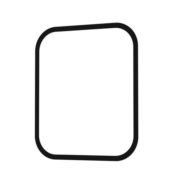 Apple Watch Series 8 (41mm) protective cover with tempered glass - Transparent Transparent