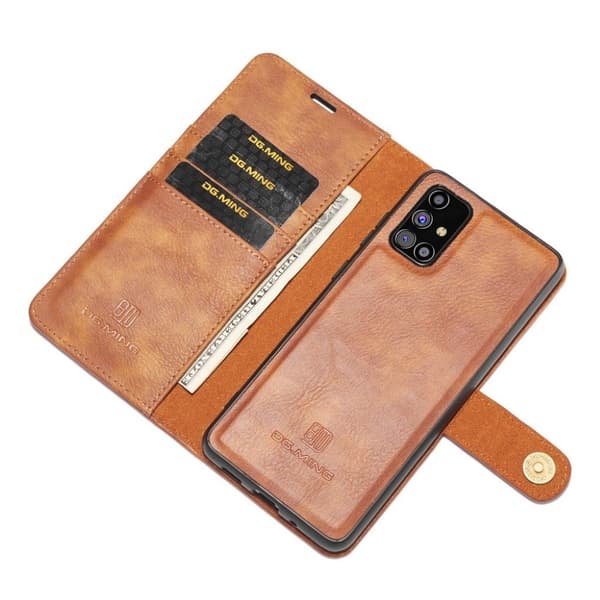DG.Ming Samsung Galaxy M31s 2-in-1 Pung Etui - Brun Brown