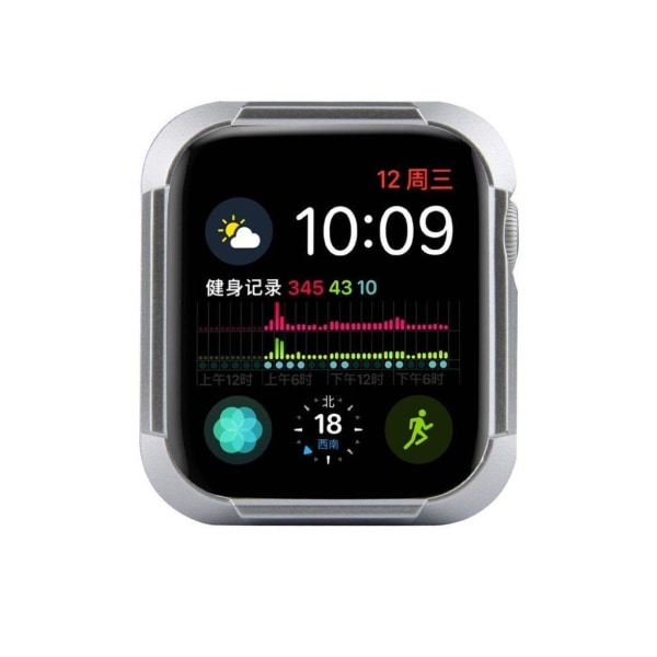 Apple Watch serie 4 40mm stødsikkert etui - sølv Silver grey