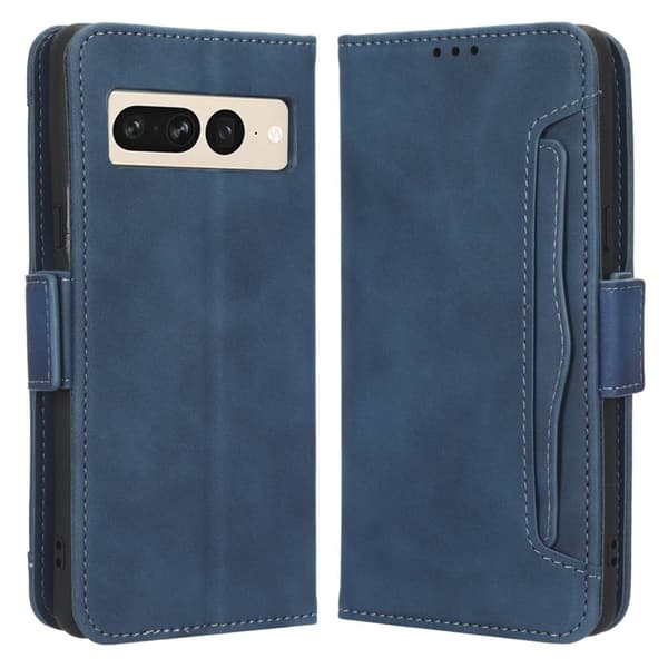 Moderni Nahkalaukku For Google Pixel 7 Pro - Sininen Blue