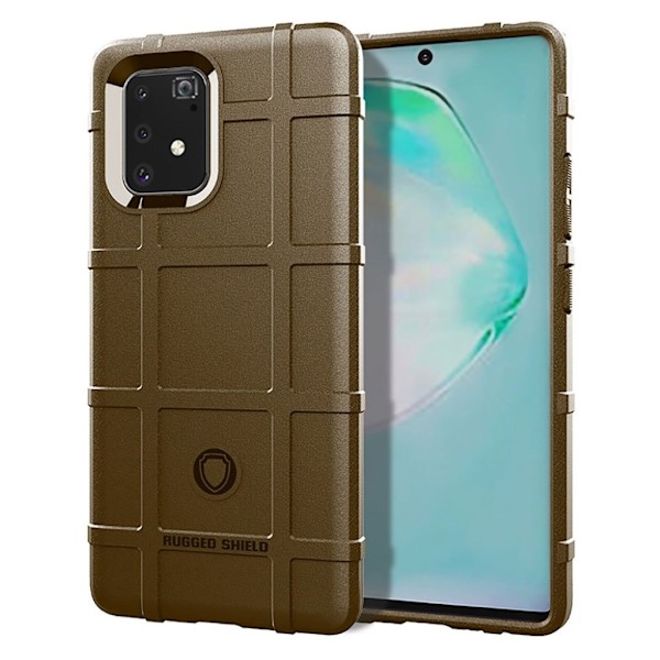 Rugged Shield Samsung Galaxy S10 Lite skal - Brun Brun