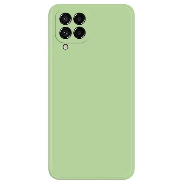 Avfasat gummerat droppskydd för Samsung Galaxy M53 5G - Grön Grön