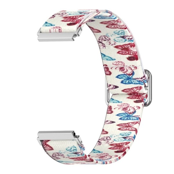 22 mm nylon-urrem til Huawei- og Samsung-ure - Sommerfugl Multicolor