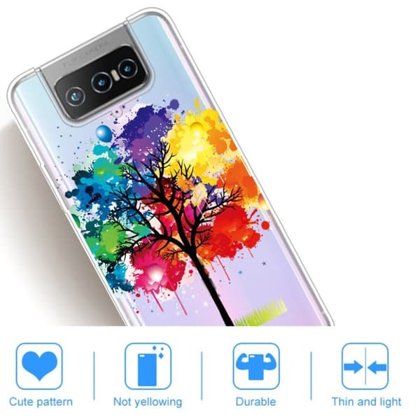 Deco Asus Zenfone 7 Pro cover - Flerfarvet Multicolor