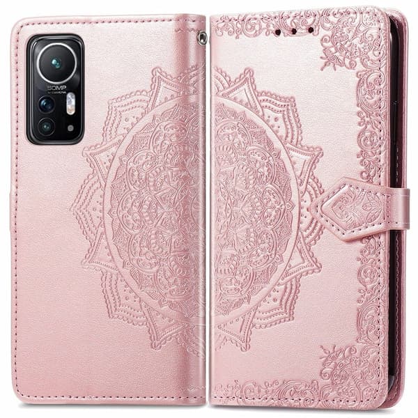 Mandala Xiaomi 12 / 12x Flippetui - Rose Gull Pink