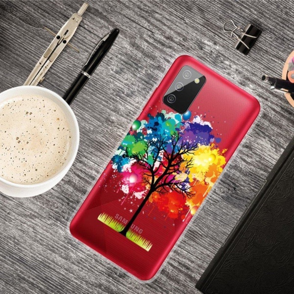 Deco Samsung Galaxy A02s kotelot - Värikäs Puu Multicolor