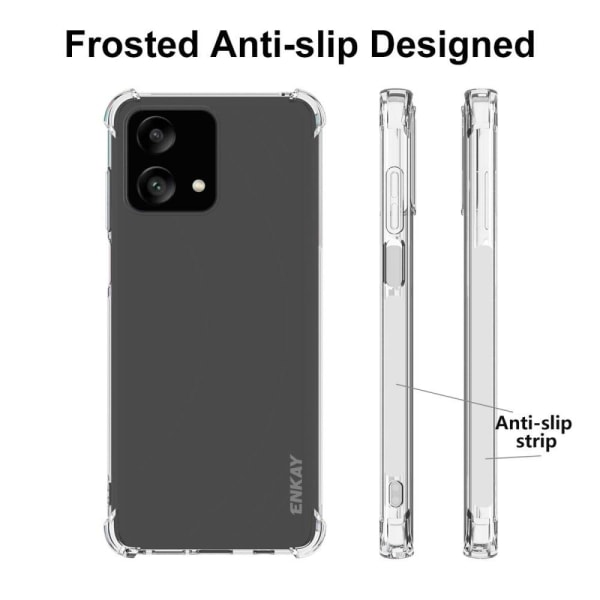 ENKAY clear drop-proof case for Motorola Moto G Stylus (2023) Transparent