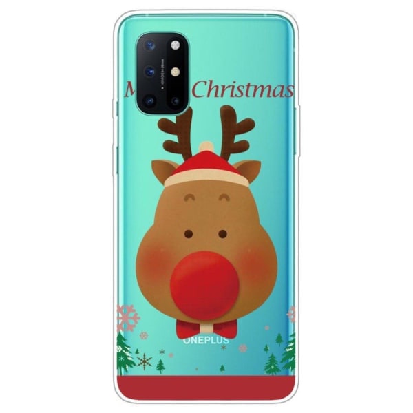 Christmas OnePlus 8T case - Brown Elk Brown