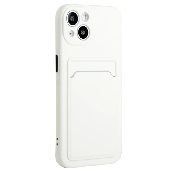 Kortholder cover til iPhone 14 Plus - Hvid White