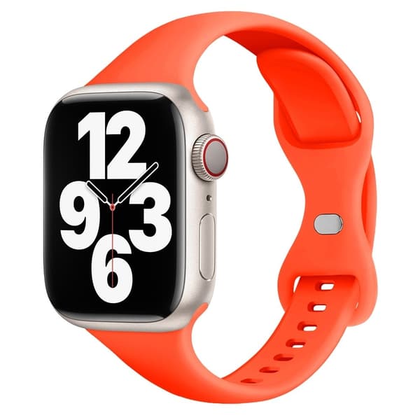 Apple Watch 49mm / 45mm / 44mm / 42mm silikone urrem - Orange Orange