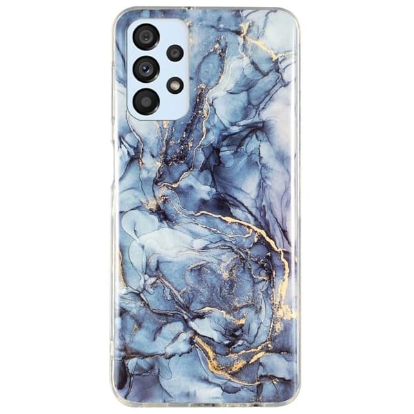 Marmormotiv Samsung Galaxy A33 5G skal - Grå Silvergrå