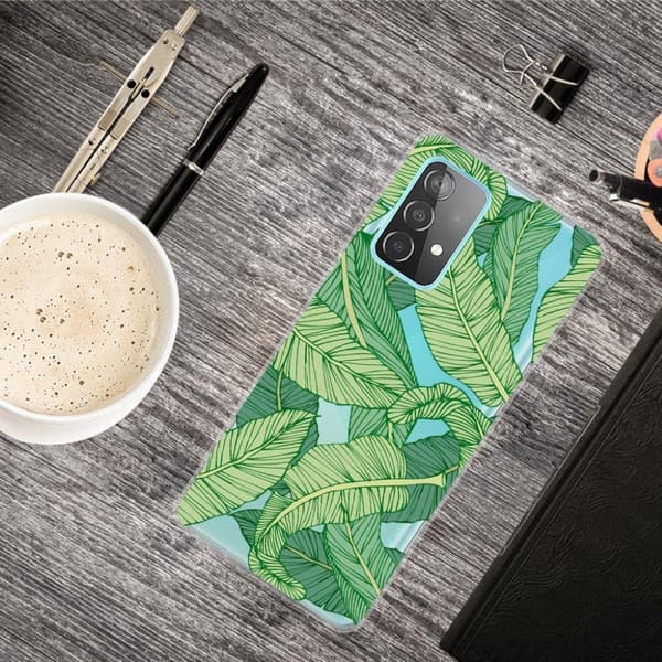 Deco Samsung Galaxy A52 5G Etui - Blad Green