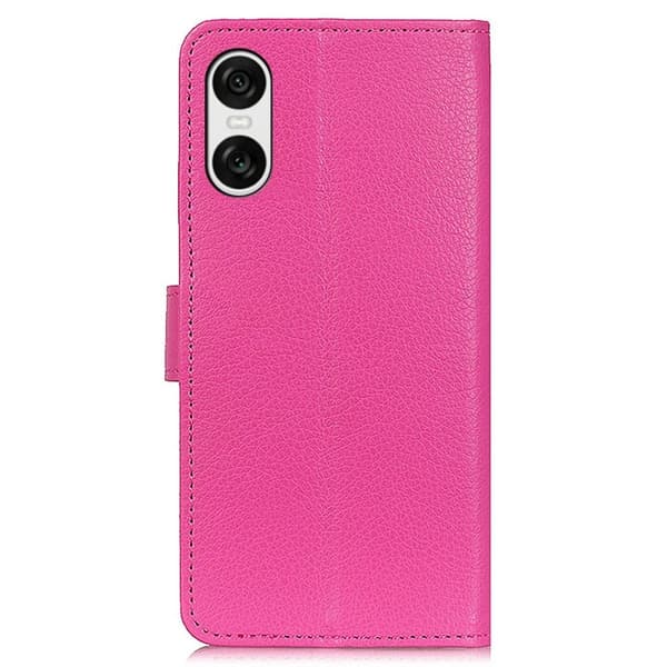 Classic Sony Xperia 10 VI flip kuoret - Ruusu Pink