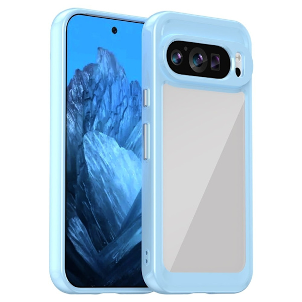 Google Pixel 9 smart akryldeksel - Blå Blue