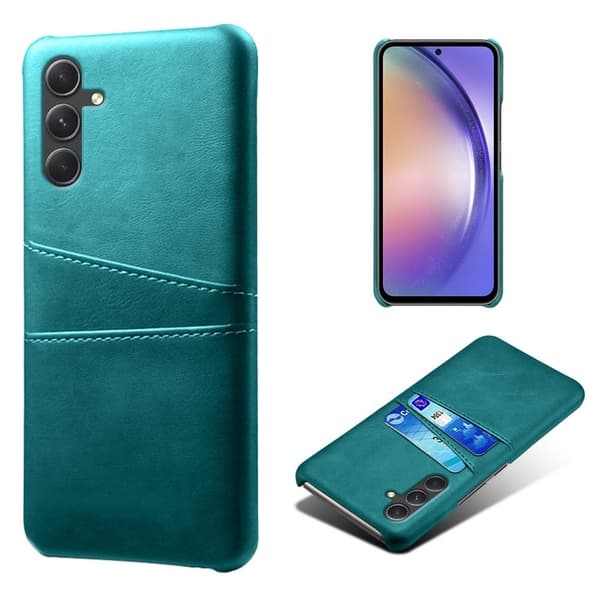Samsung Galaxy A55 skal med korthållare - Grön Grön