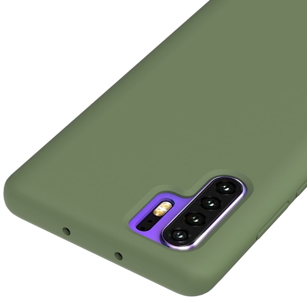 Huawei P30 Pro flydende silikone etui - Grøn Green