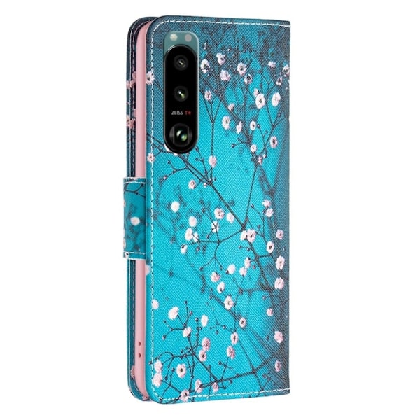 Wonderland Sony Xperia 5 III flip etui - Vintersød Blue