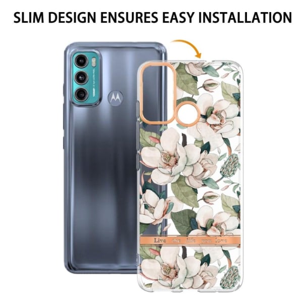 Super slim and durable softcover for Motorola Moto G40 Fusion / Grön