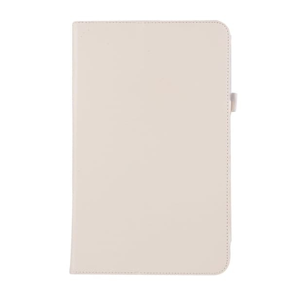 Litchi Grain Smart Läderfodral Samsung Galaxy Tab A 10.1 (2016) T580 T585 - Beige Vit