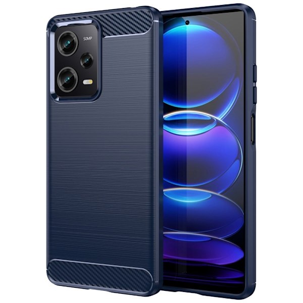 Carbon Flex Suojakotelo Xiaomi Redmi Note 12 Pro - Sininen Blue