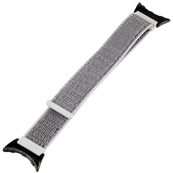 Google Pixel Watch urrem i nylon - Grå / Hvid White