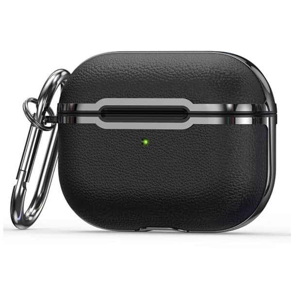 AirPods Pro 2 galvaniseringsveske med spenne - Svart Black
