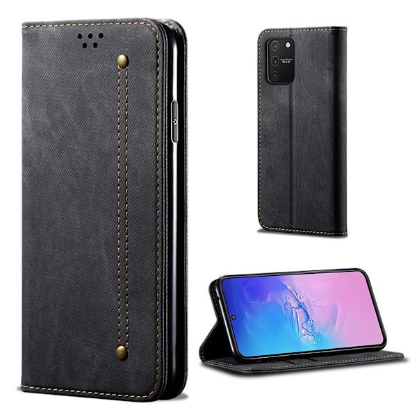 Jeans Samsung Galaxy S10 Lite Etui - Sort Black