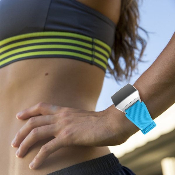 Fitbit Ionic rem med Twill tekstur - Baby blå Blue
