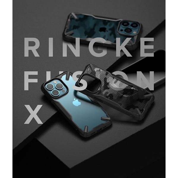 RINGKE FUSION X - iPhone 13 Pro Max - Svart Svart