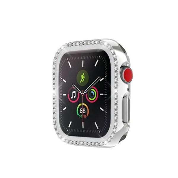 strass décor ram för Apple Watch Series 3/2/1 42mm - silver Silvergrå