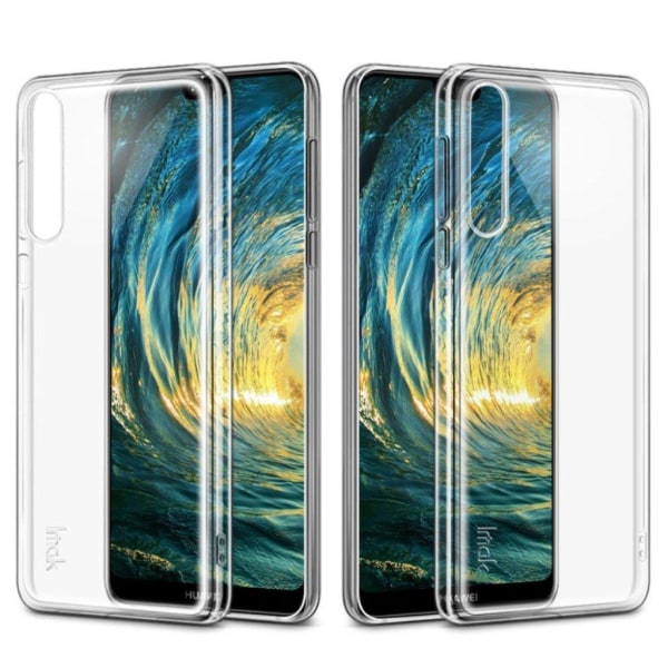 IMAK Huawei P20 Pro mobilskal TPU material skyddande kristallklart 0.7mm Transparent