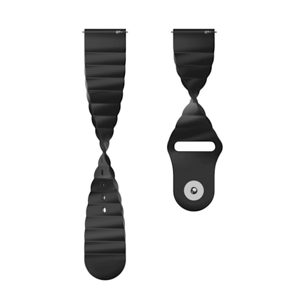 Silikoneurrem til Huawei og Amazfit - Sort Black