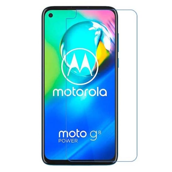 0.3mm skærmbeskyttelse i hærdet glas til Motorola Moto G8 Power Transparent