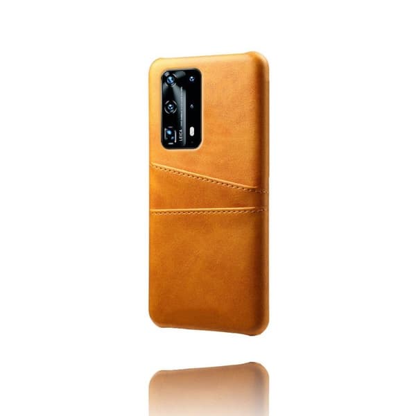 Dual Card etui - Huawei P40 Pro - Brun Brown
